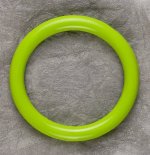 Teething Bling BANGLE - Yellow Green
